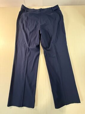Charter Club Navy Wide-Leg Dress Pants